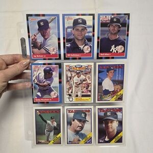 Mixed Baseball Trading Cards Yankees